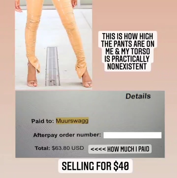 PU Faux Leather Pants - Picture 2 of 3